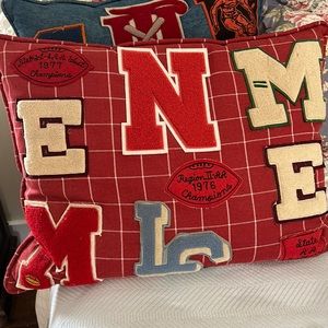 Large decorative pillow